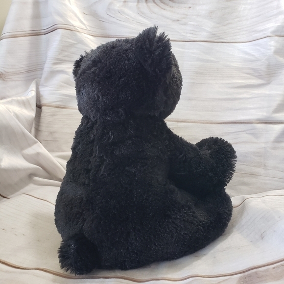 Aurora Black Bear 11" Plush Stuffed Animal Sitting #50287 Soft With Tag 2019 - Picture 5 of 9